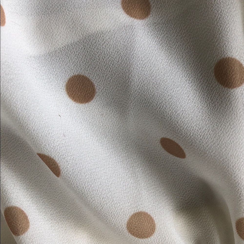 Shona Joy Sophia Plunged Ruffle Mini Polka Dot Dress 8 - Picture 11 of 14